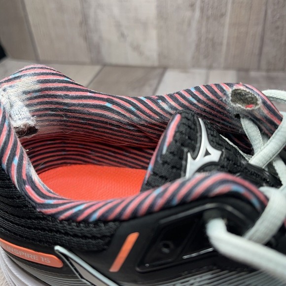 Mizuno Wave Inspire 15 Women's Running Shoes Sky Gray Silver Size 8.5 J1GD194403 - Picture 12 of 14